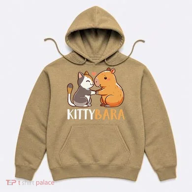 Kittybara Love Capybara Cat Hoodie