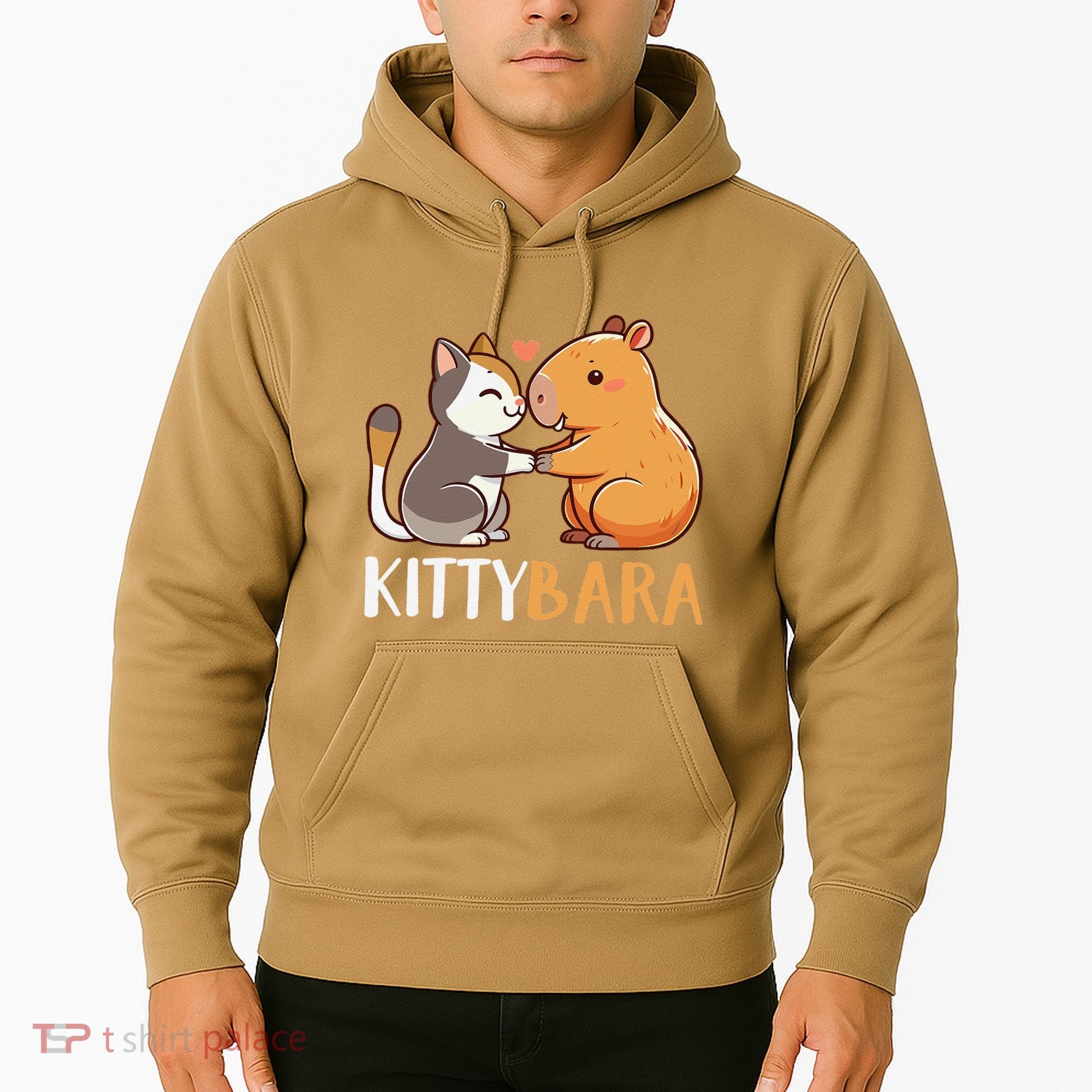 Kittybara Love Capybara Cat Hoodie