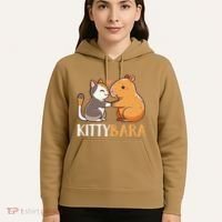 Kittybara Love Capybara Cat Hoodie thumb 5