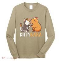 Kittybara Love Capybara Cat Long Sleeve Shirt thumb 0