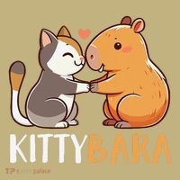 Kittybara Love Capybara Cat Sweatshirt thumb 2
