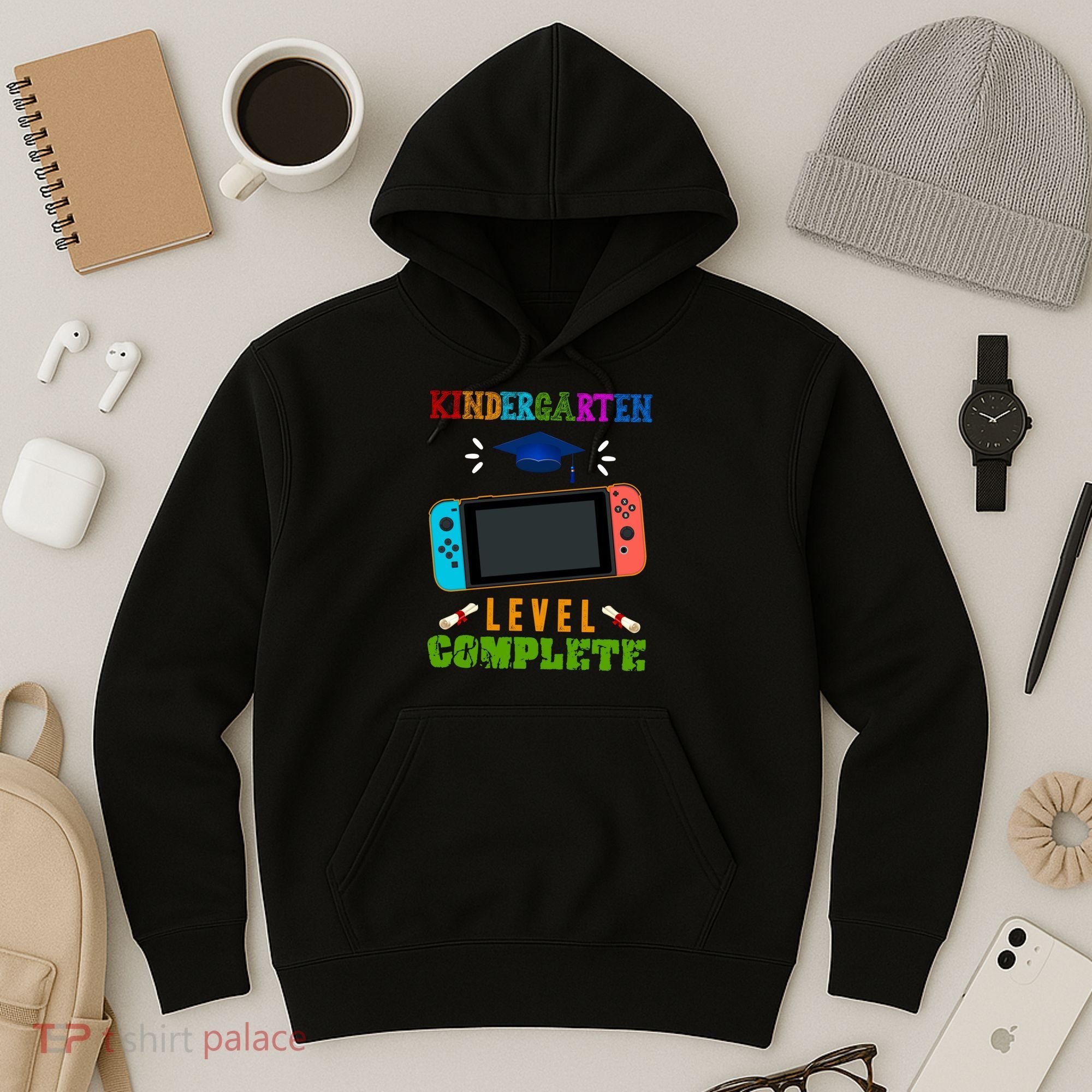 Kindergarten Level Complete Video Game Hoodie
