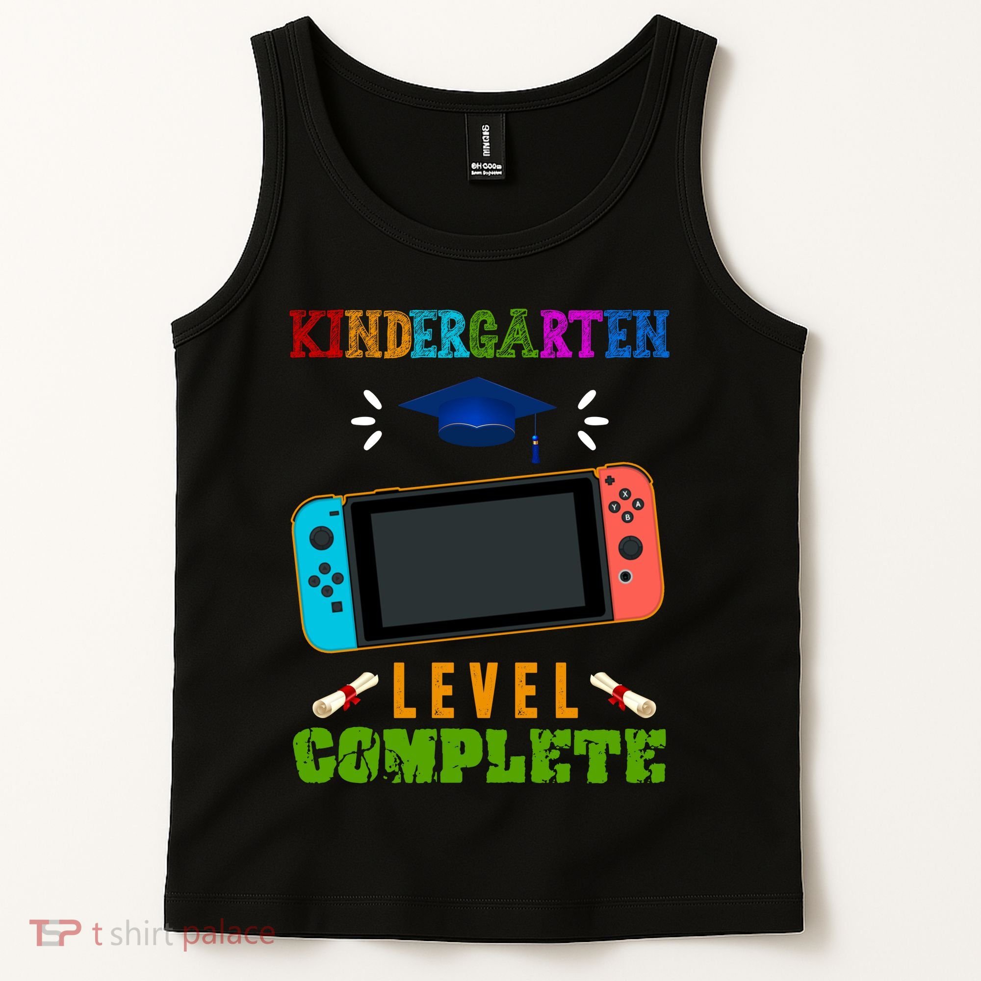 Kindergarten Level Complete Video Game Tank Top