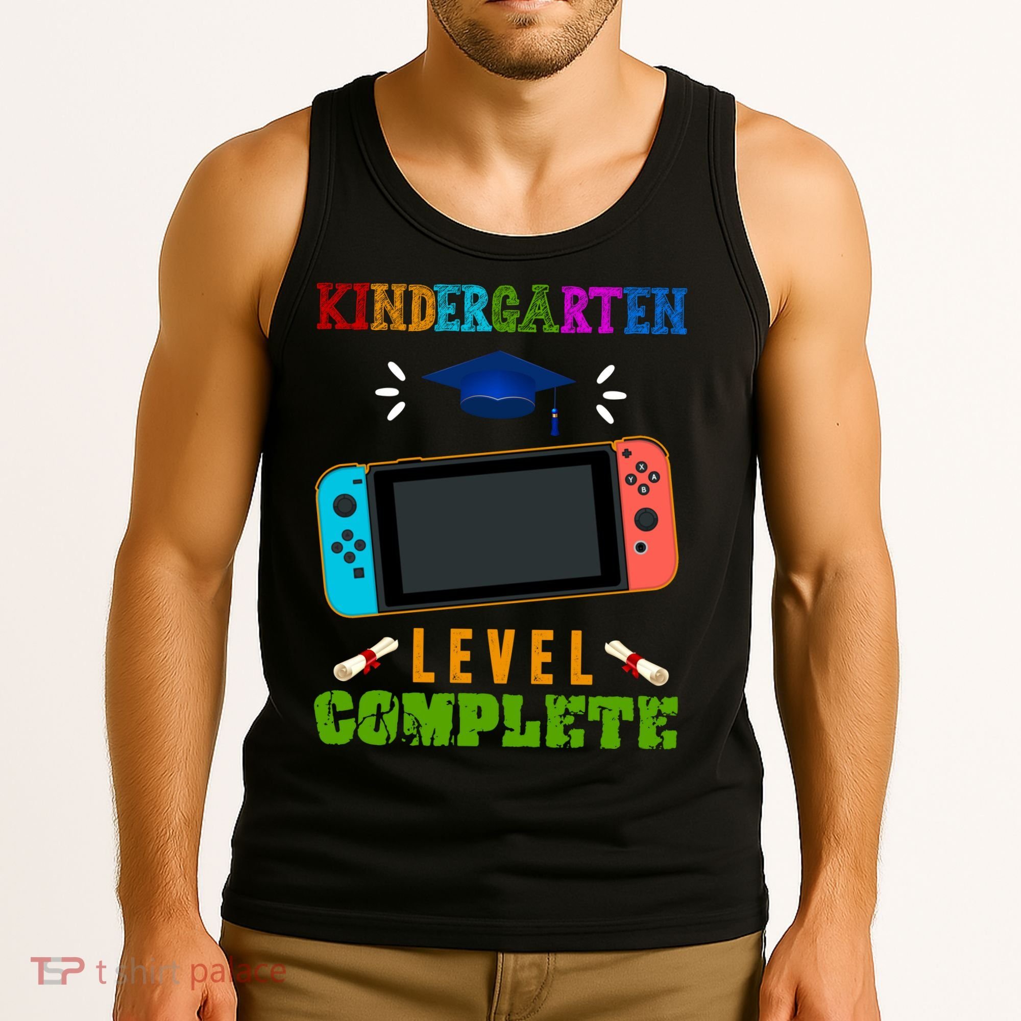 Kindergarten Level Complete Video Game Tank Top