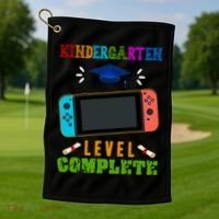 Kindergarten Level Complete Video Game Golf Towel thumb 1