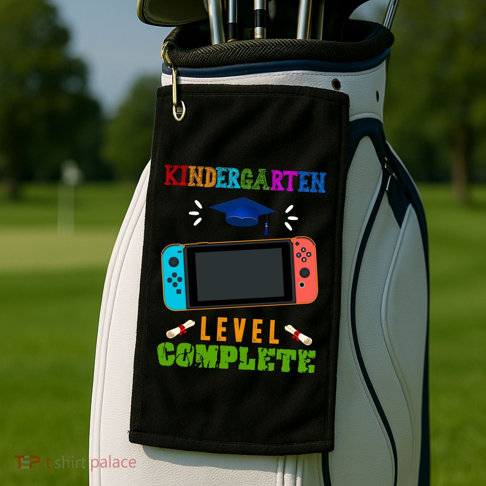 Kindergarten Level Complete Video Game Golf Towel