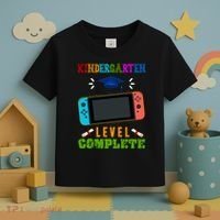 Kindergarten Level Complete Video Game Toddler T-Shirt thumb 3