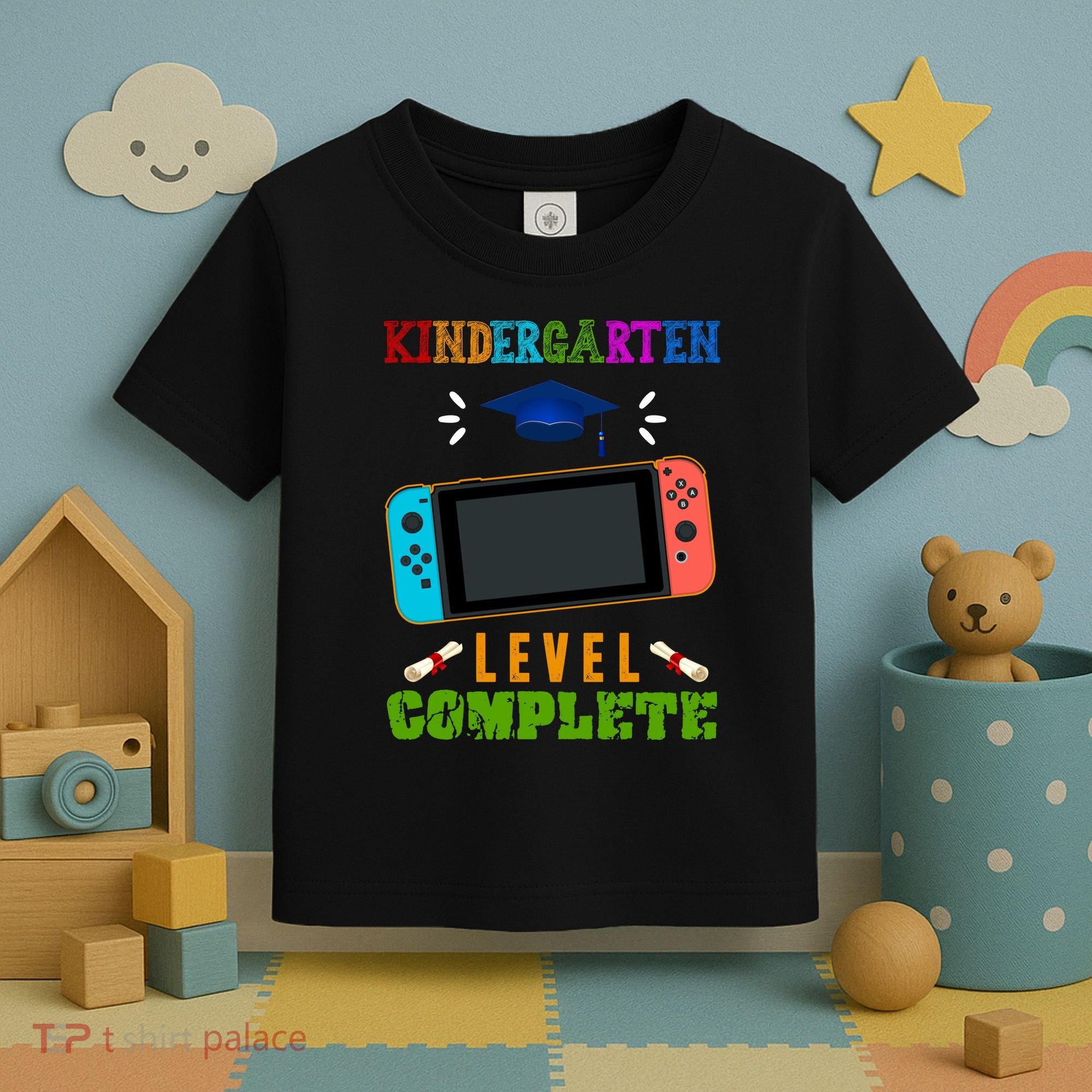 Kindergarten Level Complete Video Game Toddler T-Shirt