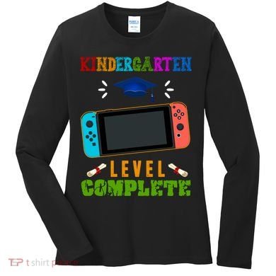 Kindergarten Level Complete Video Game Women's Long Sleeve Shirt