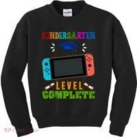 Kindergarten Level Complete Video Game Kids Sweatshirt thumb 0