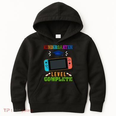 Kindergarten Level Complete Video Game Kids Hoodie