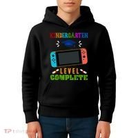 Kindergarten Level Complete Video Game Kids Hoodie thumb 4