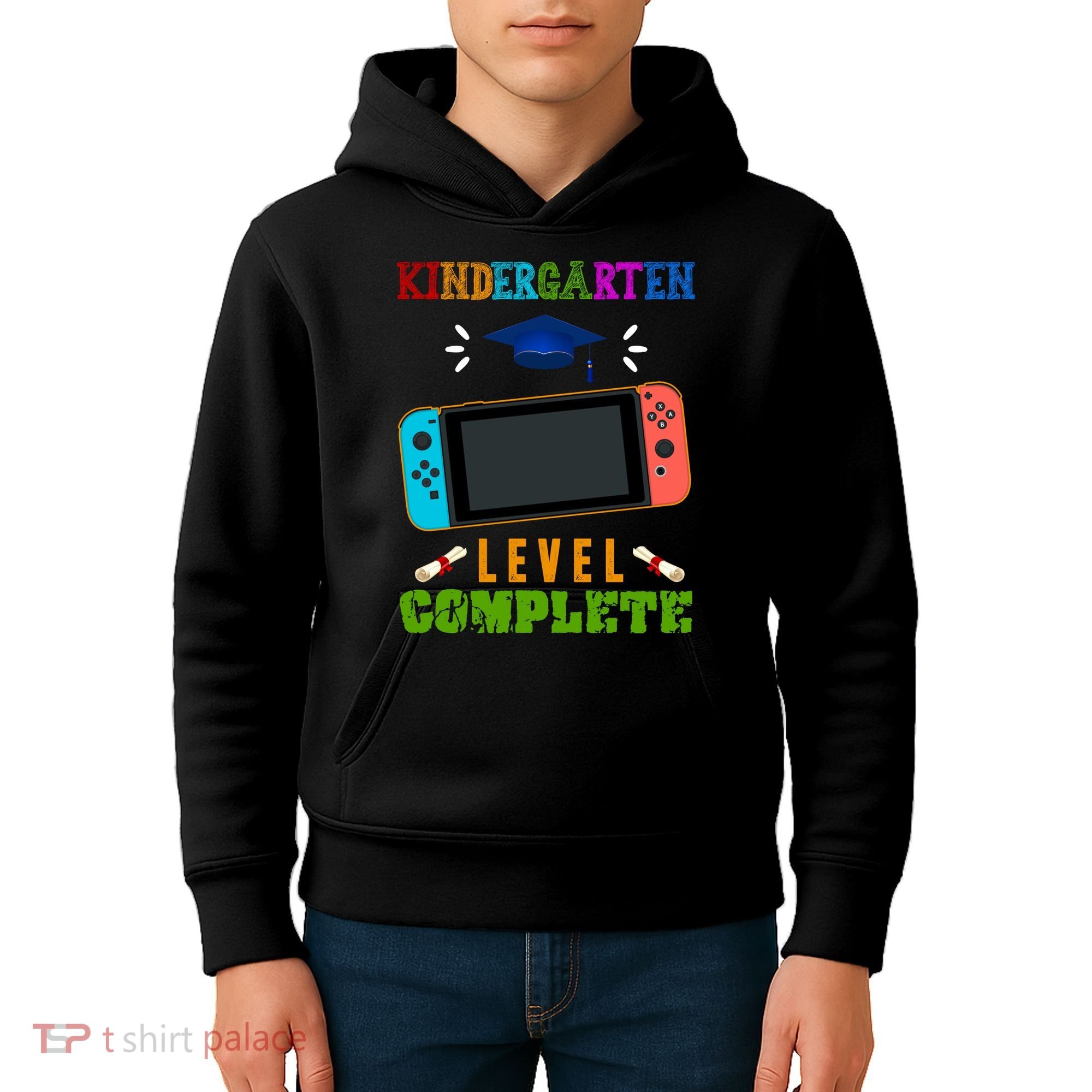 Kindergarten Level Complete Video Game Kids Hoodie