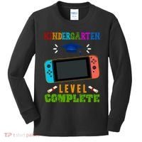 Kindergarten Level Complete Video Game Kids Long Sleeve Shirt thumb 0