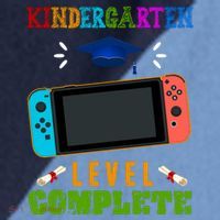 Kindergarten Level Complete Video Game Raglan Baseball Sleeve Shirt thumb 2