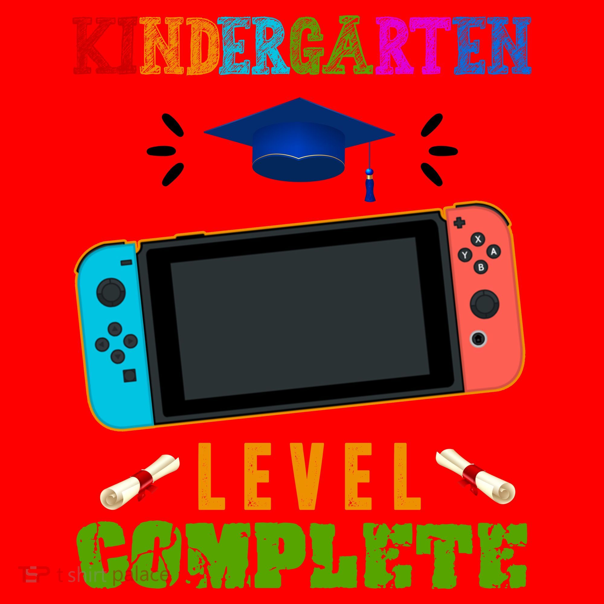 Kindergarten Level Complete Video Game Santa Hat