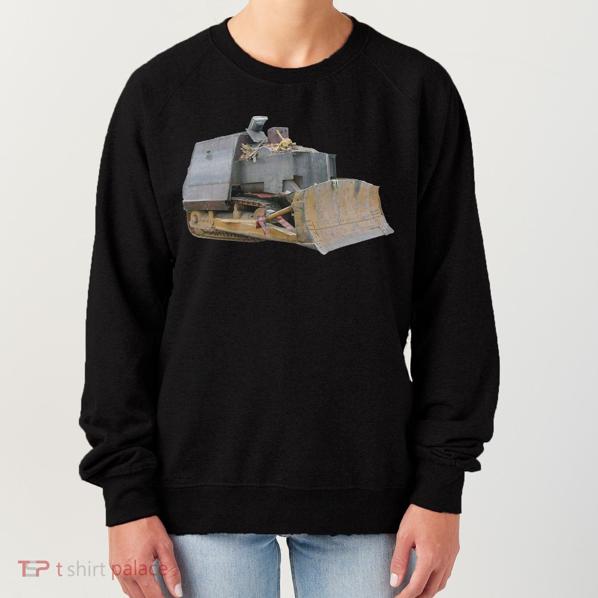 Killdozer Libertarian Dtom Tread Bulldozer Tractor Excavator Women's Sweatshirt
