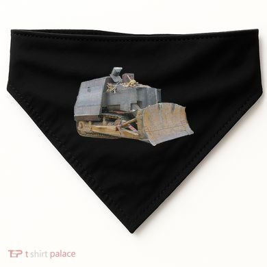 Killdozer Libertarian Dtom Tread Bulldozer Tractor Excavator USA-Made Doggie Bandana