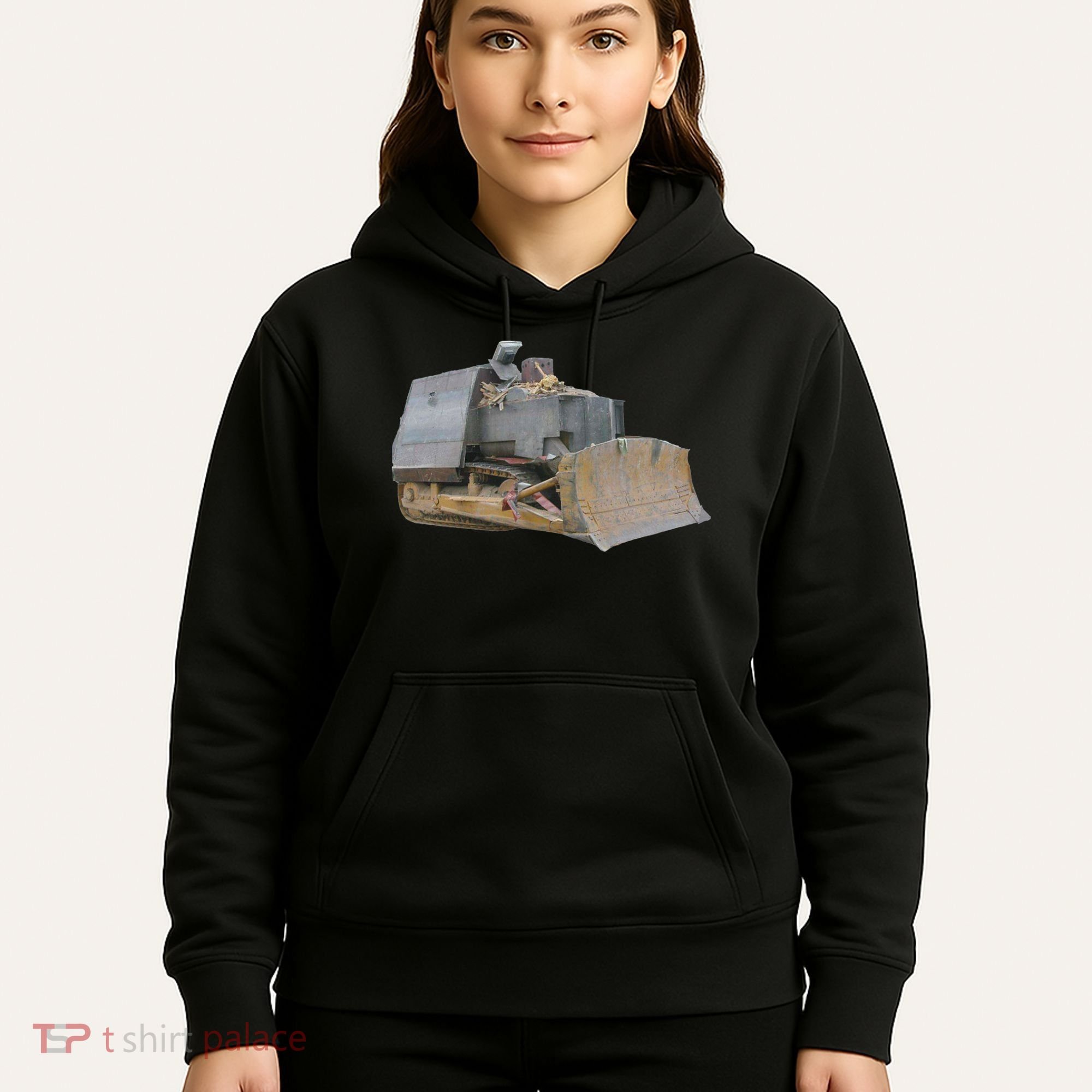 Killdozer Libertarian Dtom Tread Bulldozer Tractor Excavator Hoodie