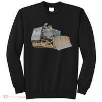 Killdozer Libertarian Dtom Tread Bulldozer Tractor Excavator Sweatshirt thumb 0