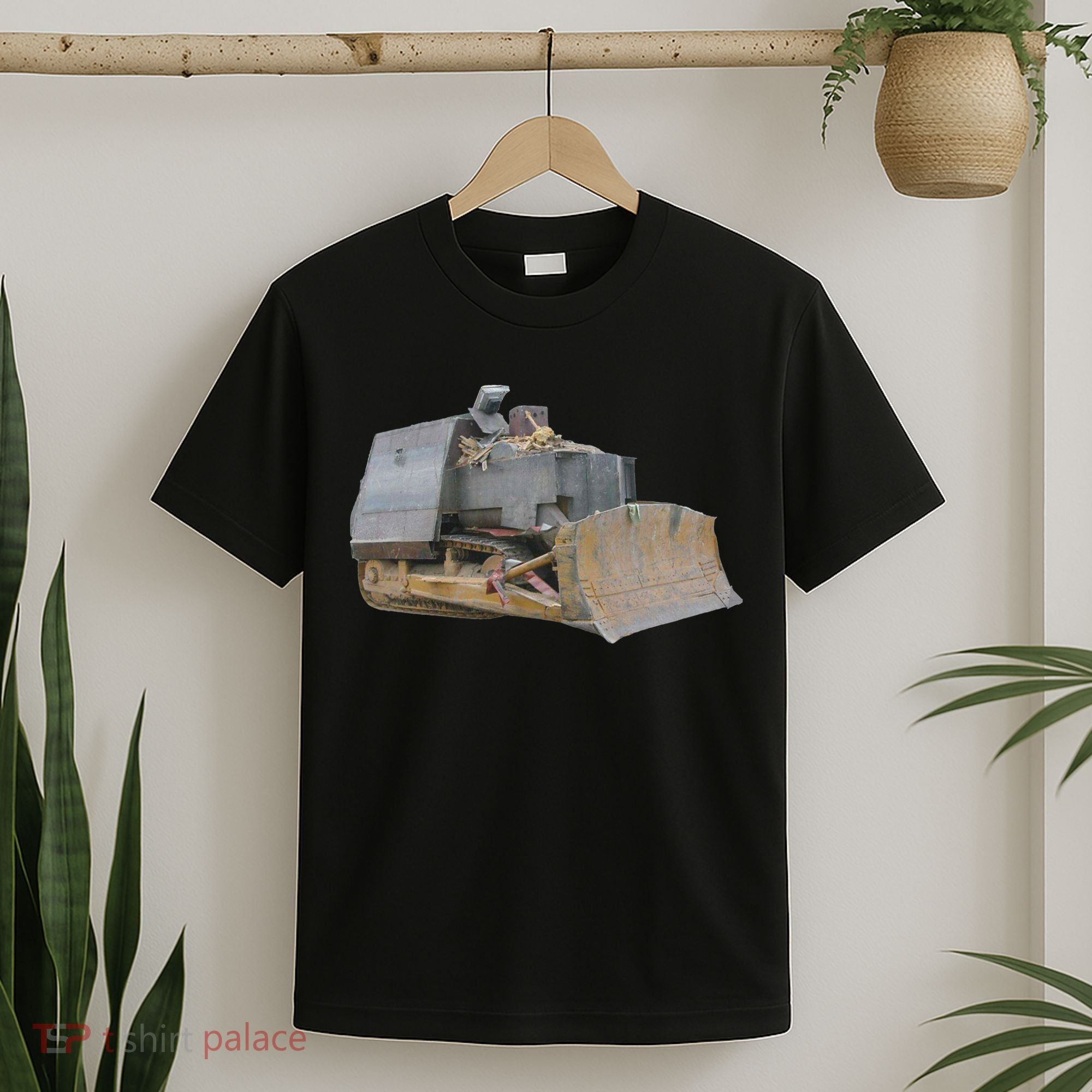 Killdozer Libertarian Dtom Tread Bulldozer Tractor Excavator T-Shirt