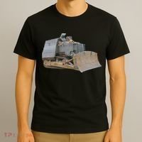 Killdozer Libertarian Dtom Tread Bulldozer Tractor Excavator T-Shirt thumb 3