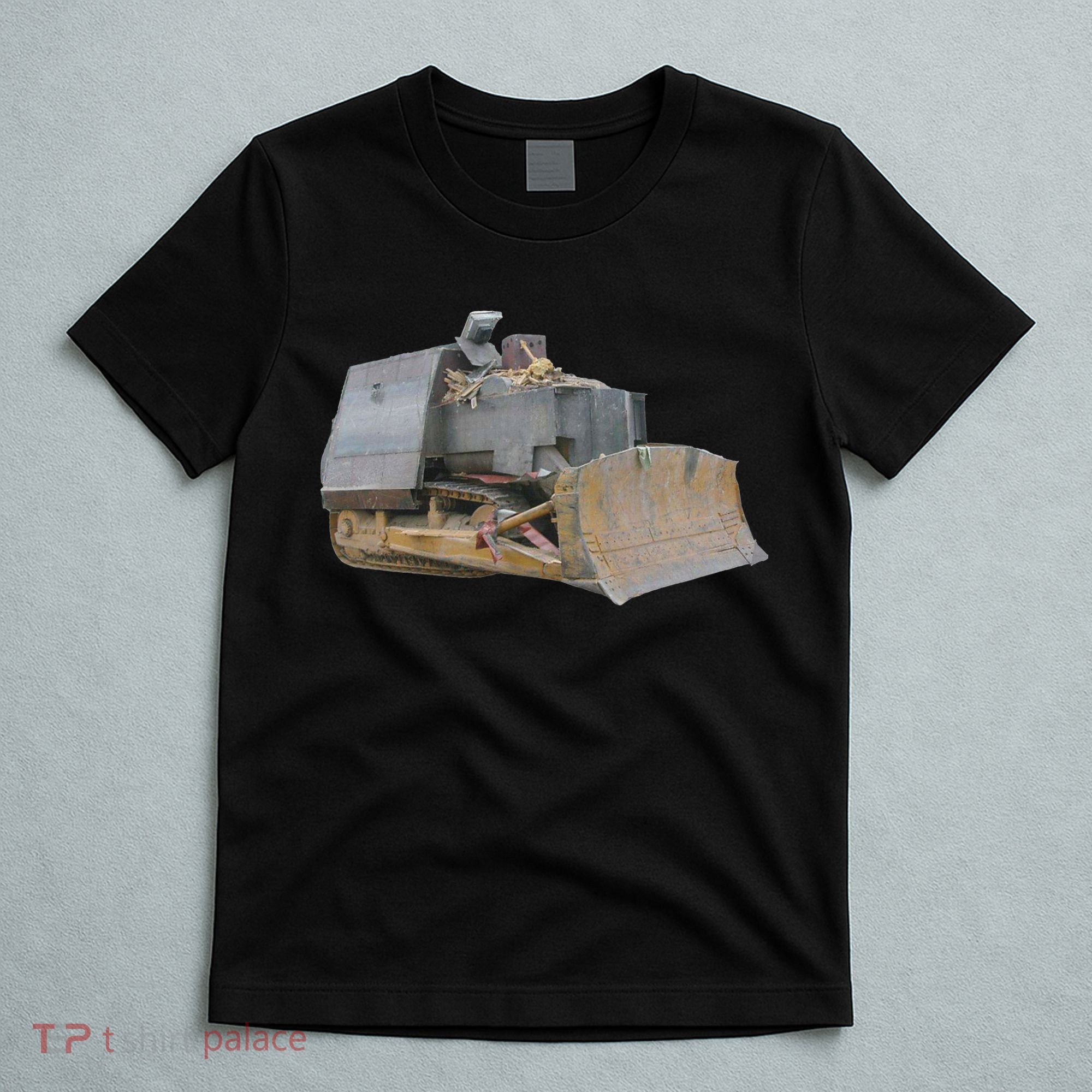 Killdozer Libertarian Dtom Tread Bulldozer Tractor Excavator T-Shirt