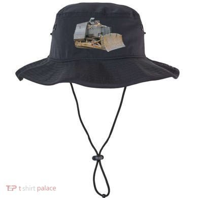 Killdozer Libertarian Dtom Tread Bulldozer Tractor Excavator Bucket Hat