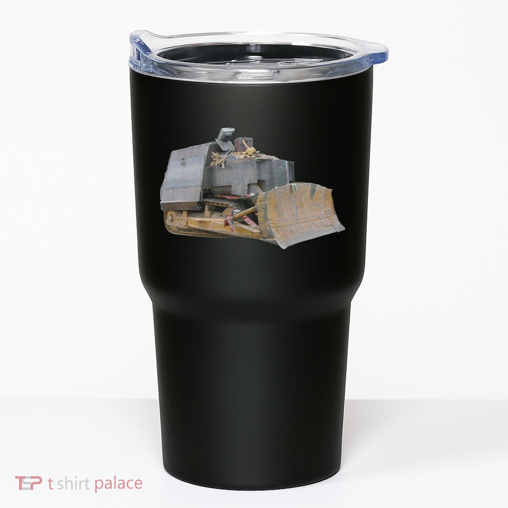 Killdozer Libertarian Dtom Tread Bulldozer Tractor Excavator Tumbler
