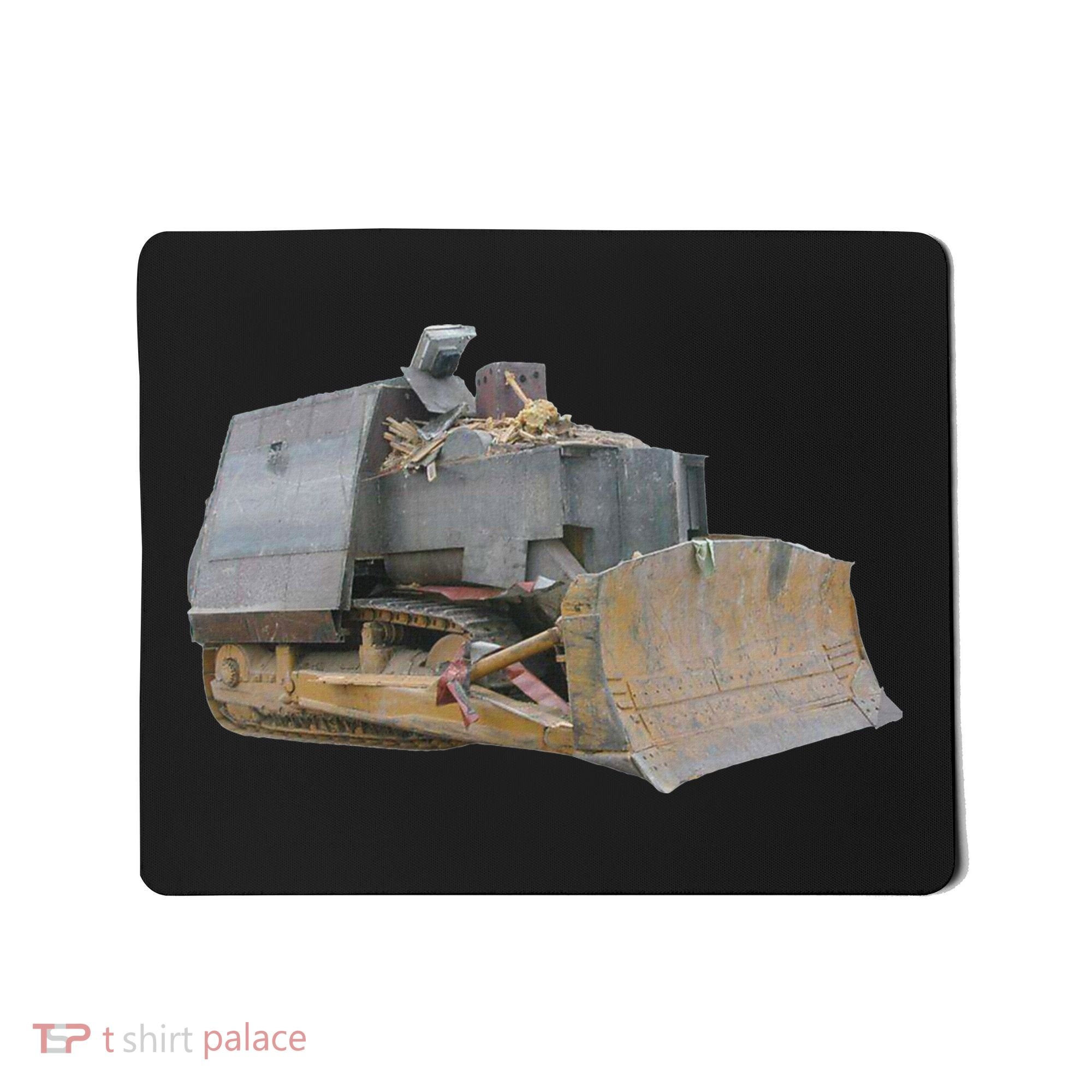 Killdozer Libertarian Dtom Tread Bulldozer Tractor Excavator Mousepad