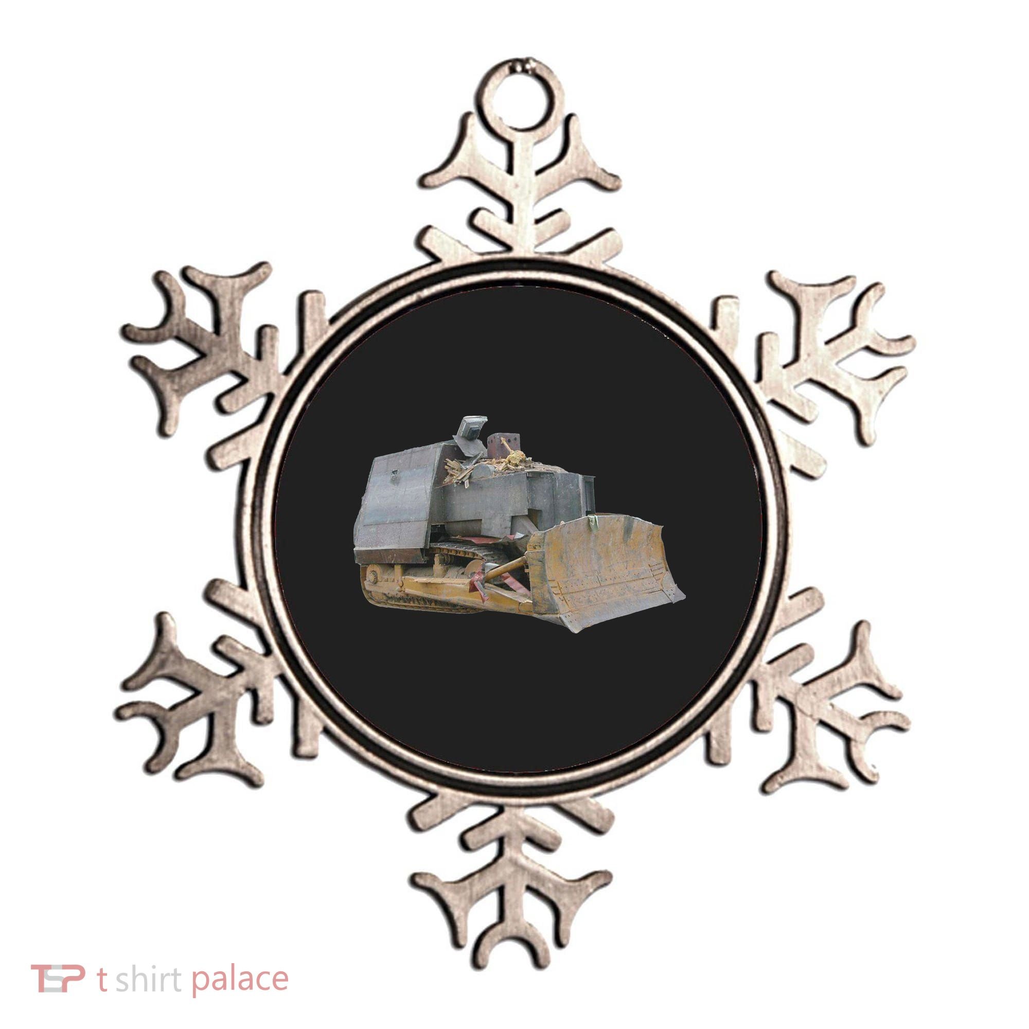 Killdozer Libertarian Dtom Tread Bulldozer Tractor Excavator Ornament