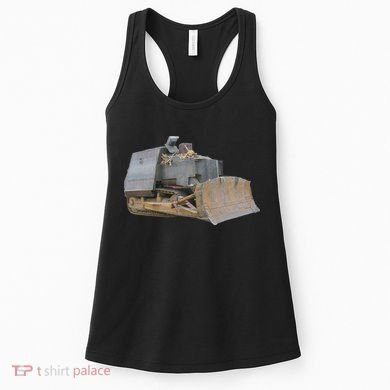 Killdozer Libertarian Dtom Tread Bulldozer Tractor Excavator Women's Tank Top