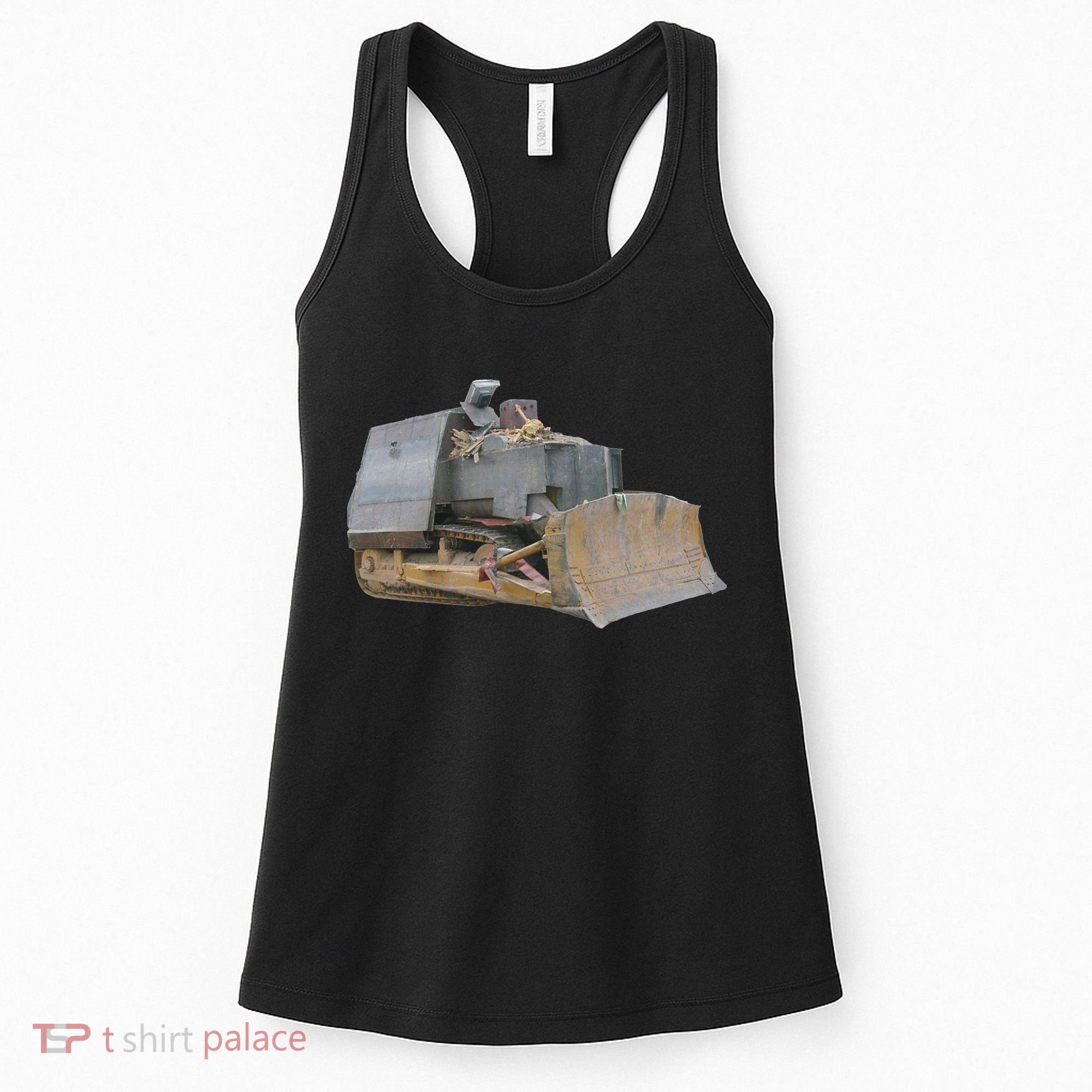 Killdozer Libertarian Dtom Tread Bulldozer Tractor Excavator Women's Tank Top