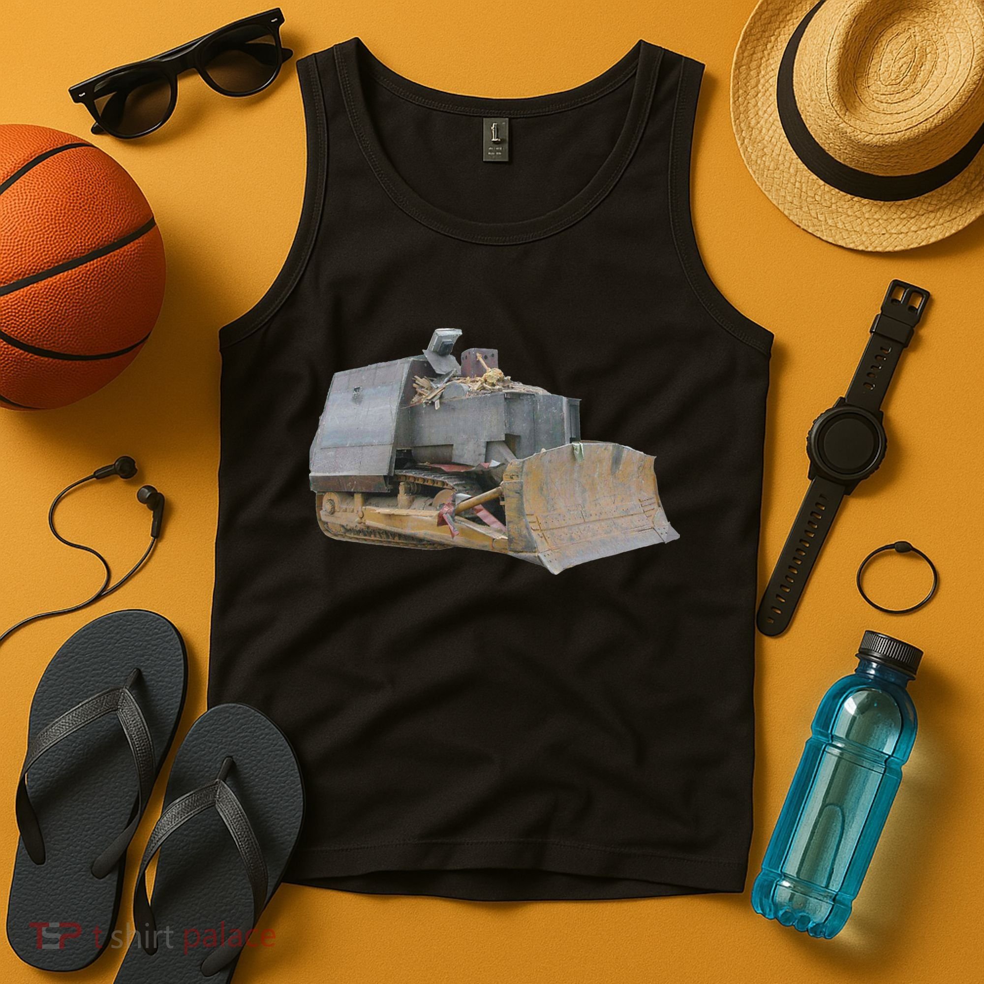 Killdozer Libertarian Dtom Tread Bulldozer Tractor Excavator Tank Top