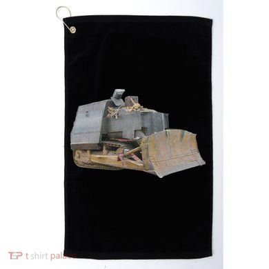 Killdozer Libertarian Dtom Tread Bulldozer Tractor Excavator Golf Towel