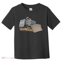 Killdozer Libertarian Dtom Tread Bulldozer Tractor Excavator Toddler T-Shirt thumb 0