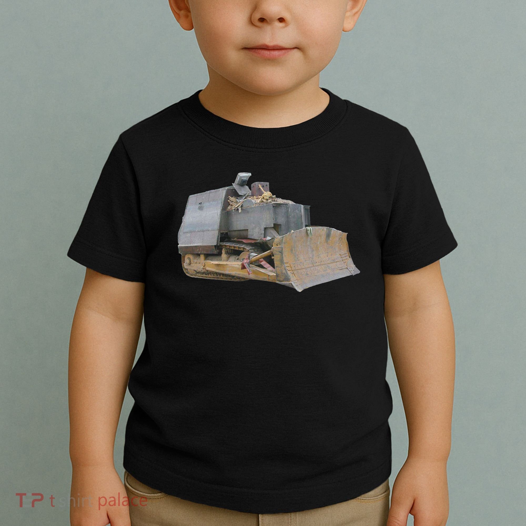 Killdozer Libertarian Dtom Tread Bulldozer Tractor Excavator Toddler T-Shirt