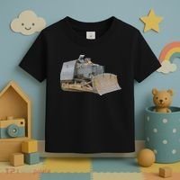 Killdozer Libertarian Dtom Tread Bulldozer Tractor Excavator Toddler T-Shirt thumb 3