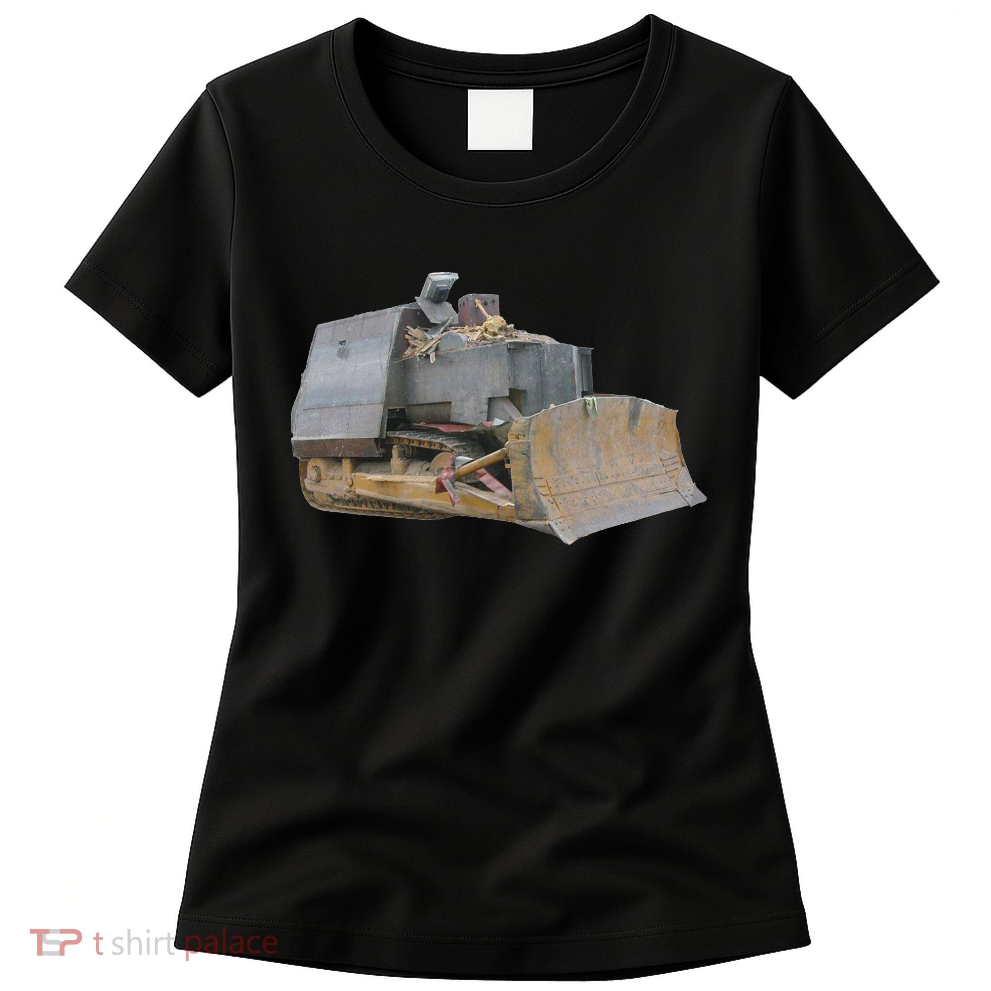 Killdozer Libertarian Dtom Tread Bulldozer Tractor Excavator Women's T-Shirt