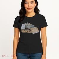 Killdozer Libertarian Dtom Tread Bulldozer Tractor Excavator Women's T-Shirt thumb 4