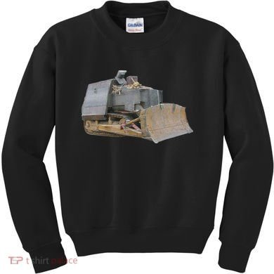 Killdozer Libertarian Dtom Tread Bulldozer Tractor Excavator Kids Sweatshirt