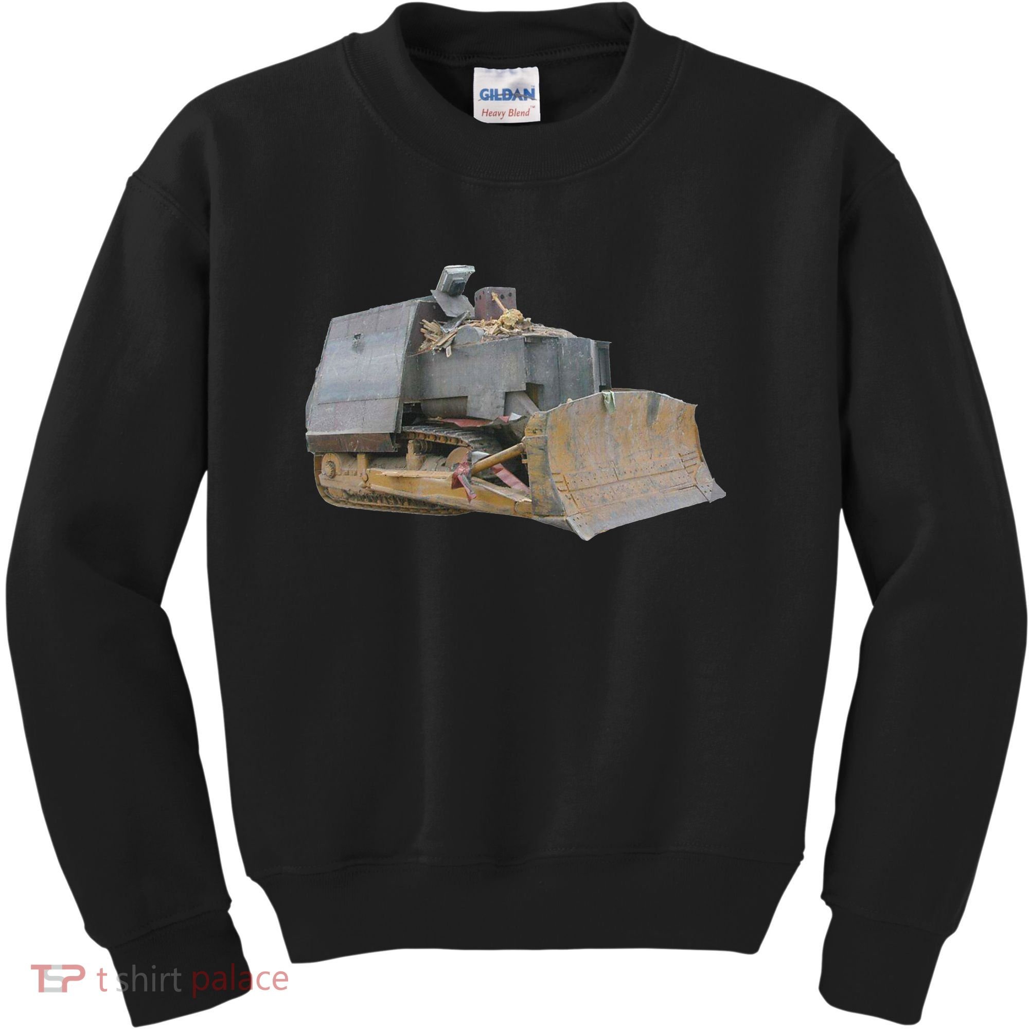 Killdozer Libertarian Dtom Tread Bulldozer Tractor Excavator Kids Sweatshirt