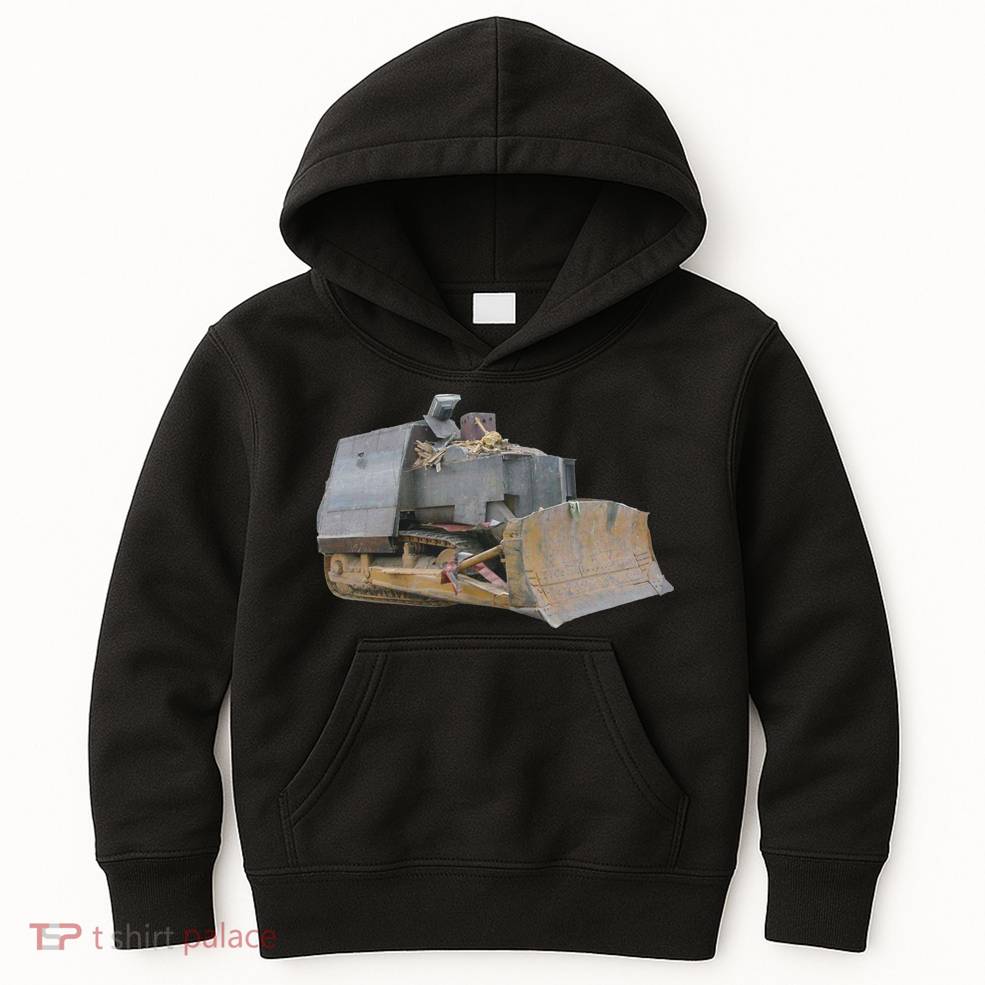 Killdozer Libertarian Dtom Tread Bulldozer Tractor Excavator Kids Hoodie