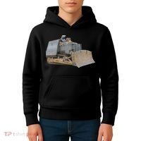 Killdozer Libertarian Dtom Tread Bulldozer Tractor Excavator Kids Hoodie thumb 4