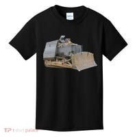 Killdozer Libertarian Dtom Tread Bulldozer Tractor Excavator Kids T-Shirt thumb 0