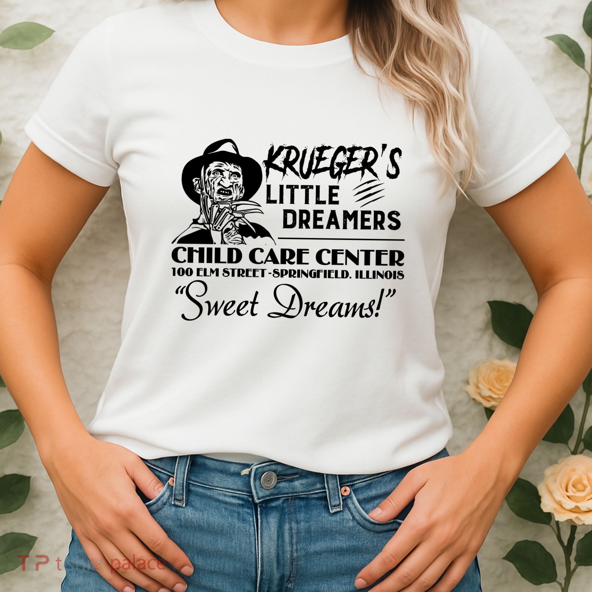 Krueger’S Little Dreamers Sweet Dreams Freddy Halloween Women's T-Shirt