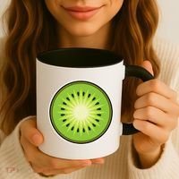 Kiwi Lazy DIY Halloween Costume Funny Tropical Sliced Fruit Coffee Mug thumb 3