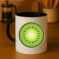 Kiwi Lazy DIY Halloween Costume Funny Tropical Sliced Fruit Coffee Mug thumb 4