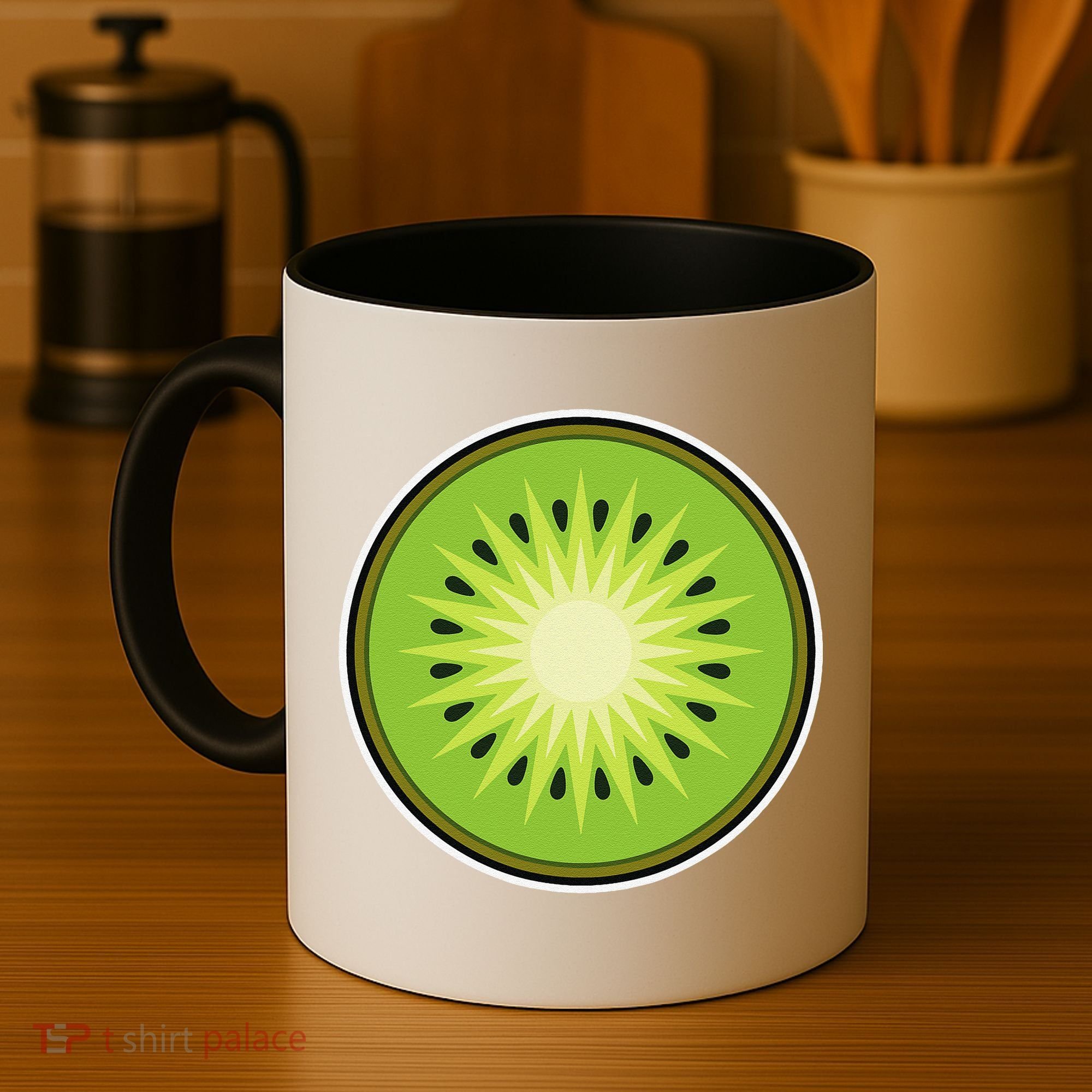 Kiwi Lazy DIY Halloween Costume Funny Tropical Sliced Fruit Coffee Mug