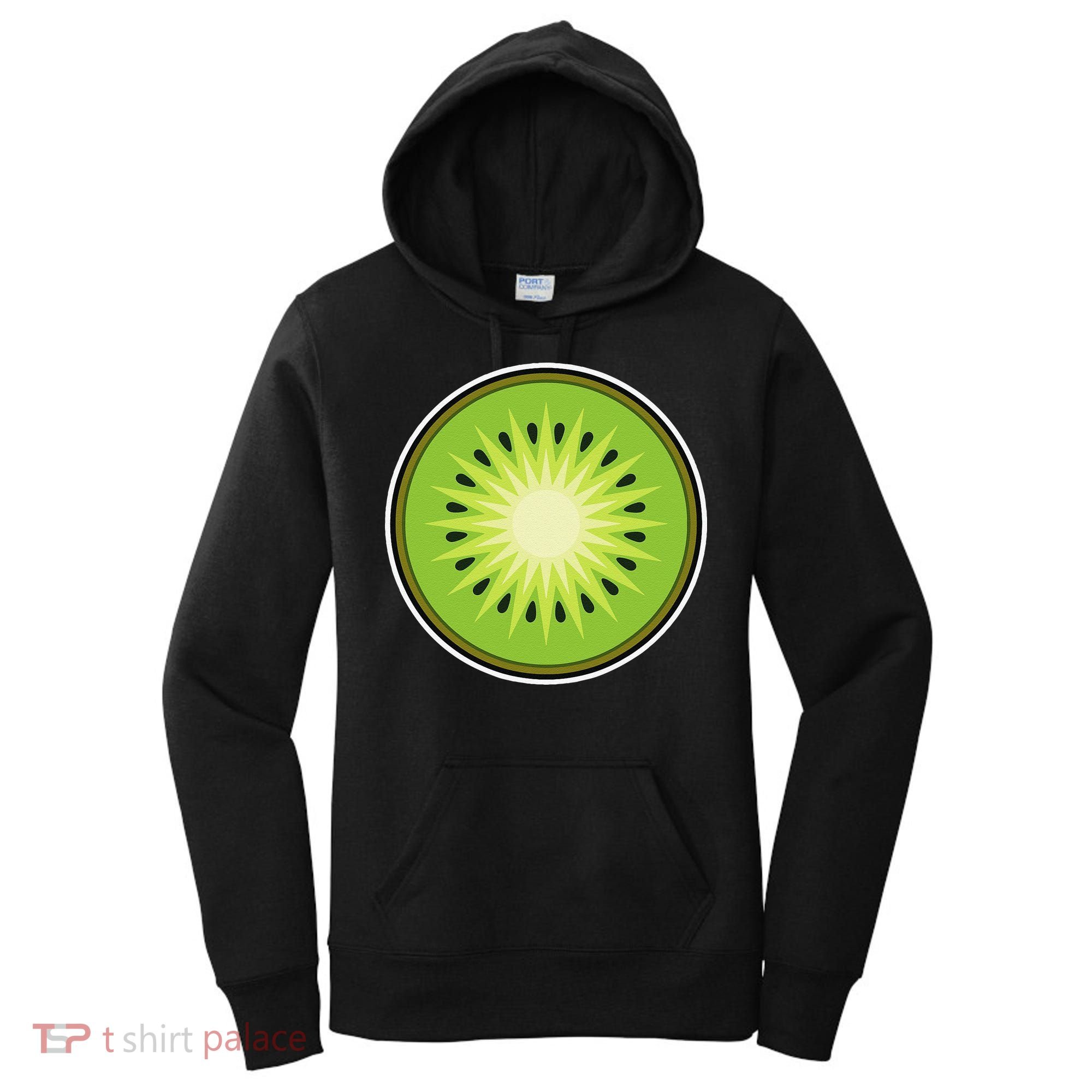 Kiwi Lazy DIY Halloween Costume Funny Tropical Sliced Fruit Women's Hoodie